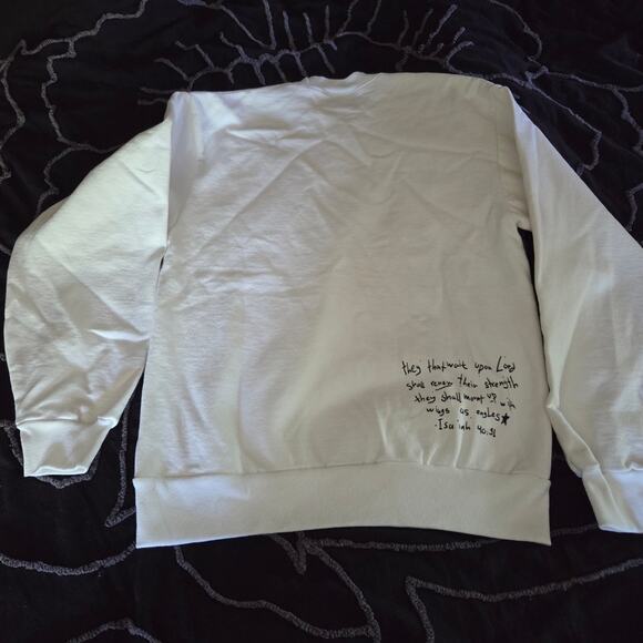 Diamond Cross Ranch Crew Sweatshirt Unisex Jackson Hole Cowboy Eagle Size S - Picture 4 of 6